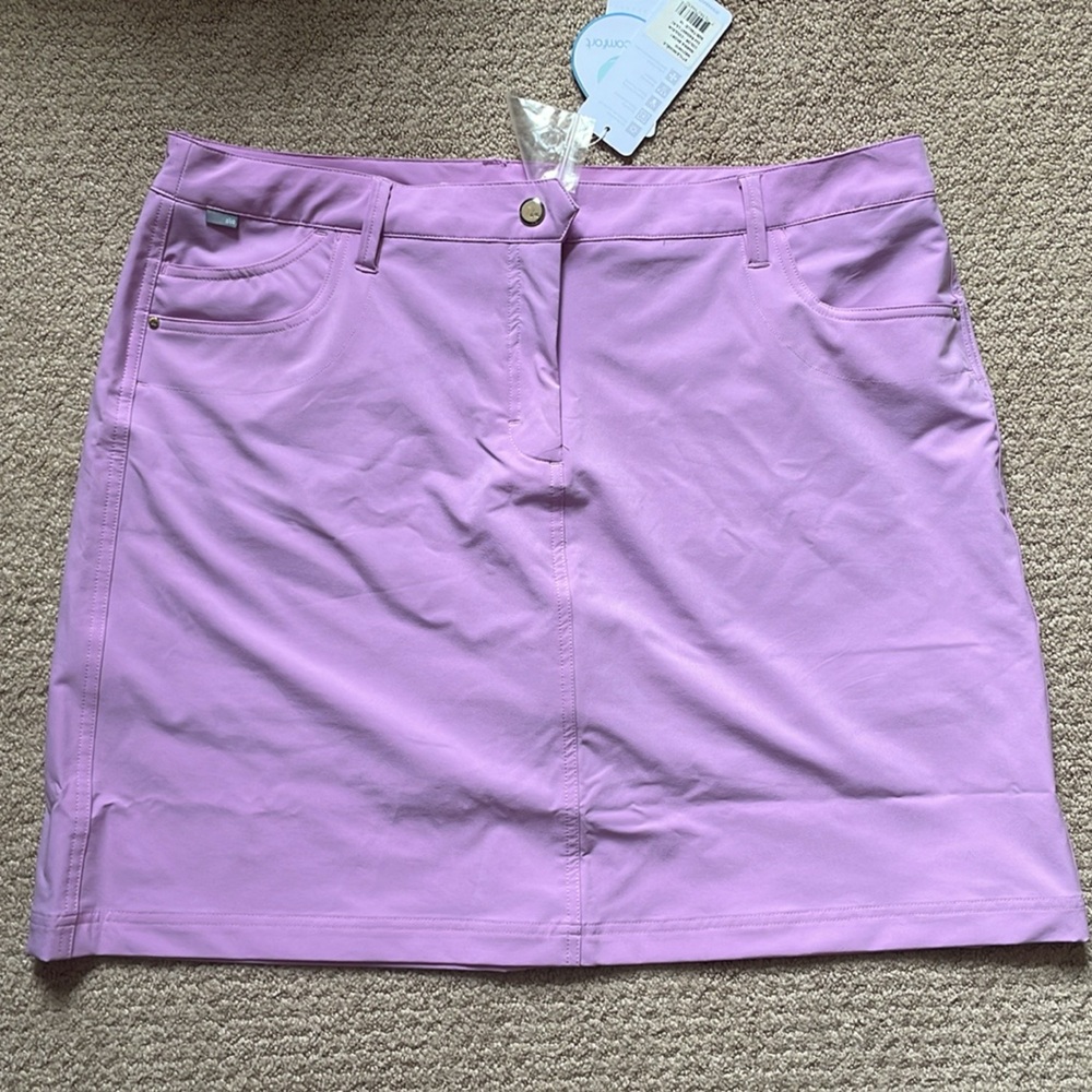 Nivo Marika Golf Skort Skirt Purple New Sz 16 Lilac New Women’s